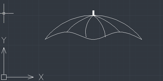 用CAD繪制雨傘的詳細教程