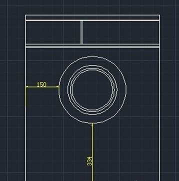 怎么用CAD繪制洗衣機(jī)的實(shí)例教程