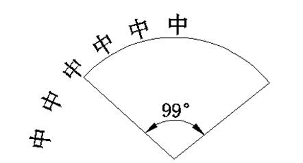 CAD如何使用陣列命令A(yù)R寫弧形文字