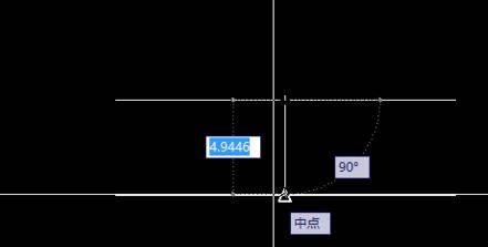 CAD怎么畫(huà)一條直線(xiàn)的中垂線(xiàn)