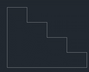 CAD繪制臺階技巧