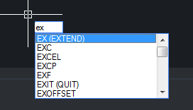 CAD中延伸的快捷鍵是什么？