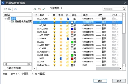 CAD圖層管理功能怎么用？