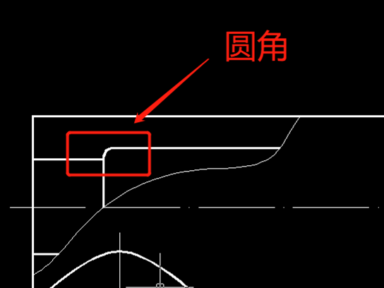 CAD如何繪制兩條平行線間的倒圓角